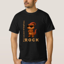 パラサウロロフス・ロック - クールな恐竜Tシャツ