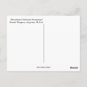 パラシャントナショナルモニュメントグランドキャニオンアリゾナ ポストカード (裏面)