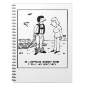 パラシュートによるパラシュートのスカイダイビングに問題がある ノートブック (正面)