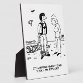 パラシュートのズボン秋ダウン – おもしろい フォトプラーク (側面)