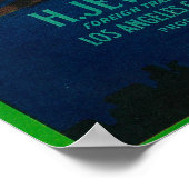 パラシュートアップルクレートラベル ポスター (角)