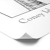 パラシュートジャンプ塔ポスター ポスター (角)