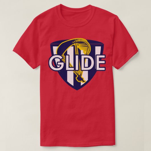 パラシュートパラグライダー Tシャツ (デザイン正面)