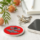 パラシュートリガー（空中） キーホルダー (側面)