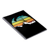 パラシュートレトロマウンテンパラグライダー ノートブック (右側)