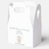 パラシュート付きテディベア赤ちゃんシャワー特典ボックス フェイバーボックス (オープン)