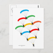パラシュート形成 ポストカード (正面/裏面)