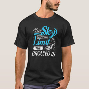 パラシュート空は限界スカイダイビングパーではない Tシャツ