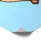 パラシュート豚 ポスター (角)