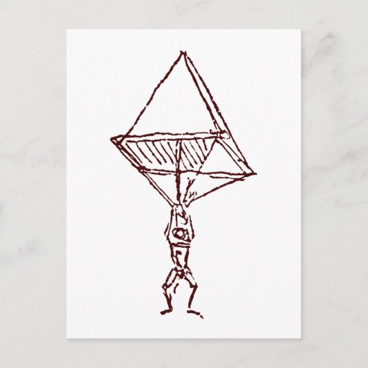 パラシュート ポストカード (正面)