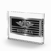 パラシュート・リガー退役軍人旗 フォトブロック (右)