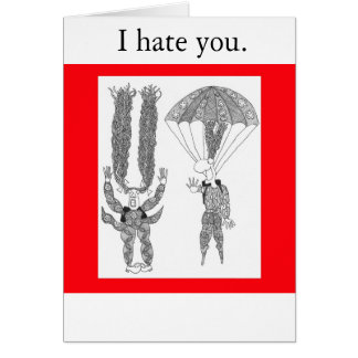 パラシュート、私は憎みます