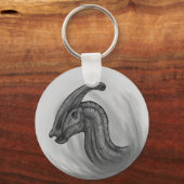 パラショロフォススケッチ キーホルダー (正面)