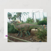 パラショロフォス恐竜はがき ポストカード (正面/裏面)