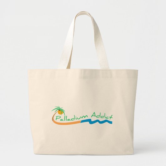 パラジウム常習者のトート ラージトートバッグ (正面)