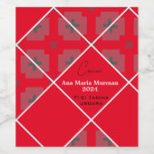 パラスタスワインボトル ワインラベル (シングルラベル)