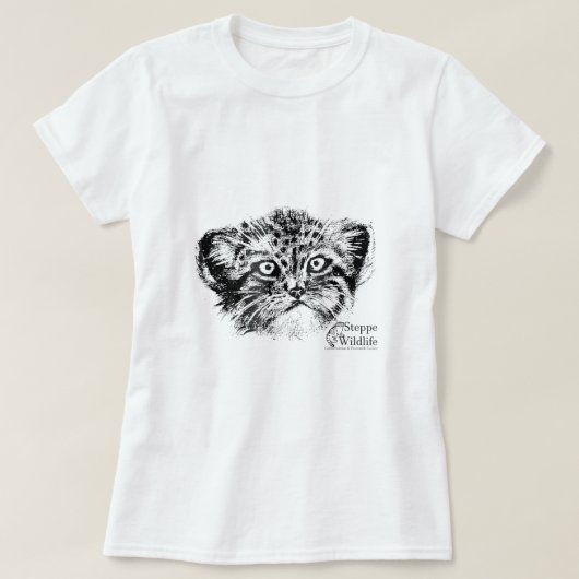 パラス猫ブックステップワイルドライフパラス猫シャツ1 Tシャツ (デザイン正面)