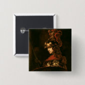 パラス・アテナ、アーマード・姿、1664年～65年 缶バッジ (正面&裏面)