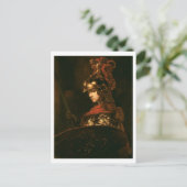 パラス・アテナ、装甲姿、1664-65 ポストカード (スタンド正面)