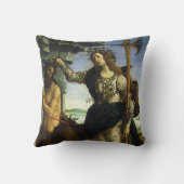 パラス（ミネルヴァ）とケンタウロスのサントロ・ボッティチェリ クッション (裏面)