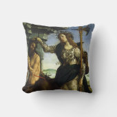パラス（ミネルヴァ）とケンタウロスのサントロ・ボッティチェリ クッション (正面)