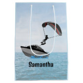 パラセーリングデザイン ミディアムペーパーバッグ (裏面)