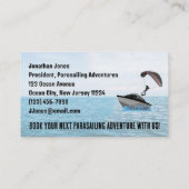 パラセーリングデザイン 名刺 (裏面)