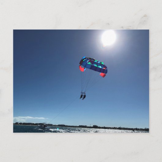 パラセーリング・アット・ビーチ シーズンポストカード (正面)