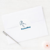 パラセーリングTシャツとギフト。 ラウンドシール (封筒)