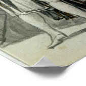 パラソルとカップル ポスター (角)