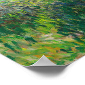 パラソルとマダム・モネとその息子を持つ女性 ポスター (角)