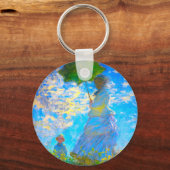 パラソルのあるモネの女性 キーホルダー (正面)