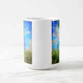 パラソルのあるモネの女性 モーフィングマグカップ (中央)