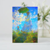 パラソルのあるモネの女性 招待状 (スタンド正面)