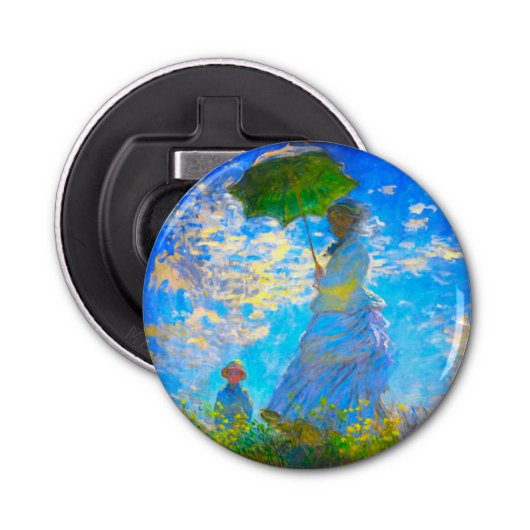 パラソルのあるモネの女性 栓抜き (正面)