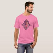 パラソルのティーを持つイタチ Tシャツ (正面フル)