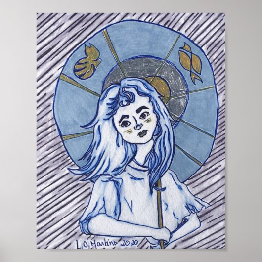 パラソルの少女 ポスター (正面)