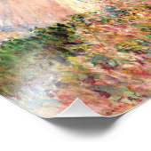 パラソルを向けたモネ離れ女 フォトプリント (角)