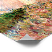 パラソルを向けたモネ離れ女 ポスター (角)