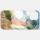 パラソルを向けたモネ離れ女 Case-Mate iPhoneケース (裏面 (横))