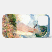 パラソルを向けたモネ離れ女 Case-Mate iPhoneケース (裏面 (横))