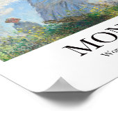 パラソルを持つクロード・モネの女性 ポスター (角)