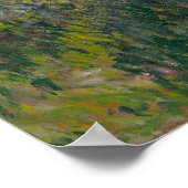 パラソルを持つクロード・モネの女性 ポスター (角)