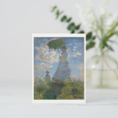 パラソルを持つクロード・モネの女性 招待状 (スタンド正面)