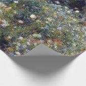 パラソルを持つピエール·オーギュスト·ルノアールの女性 ラッピングペーパー (角)