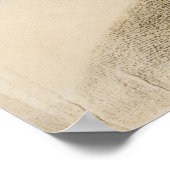 パラソルを持つ女性の着席 ポスター (角)