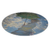 パラソルを持つ女性 – マダム・モネとその息子 カッティングボード (角)