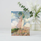 パラソルを持つ女性 – Claude Monet ポストカード (スタンド正面)