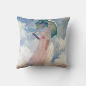 パラソルを持つ女性， Claude Monet, 1886 クッション (裏面)