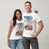 パラソルを持つ女性， Claude Monet, 1886 Tシャツ (ユニセックス)